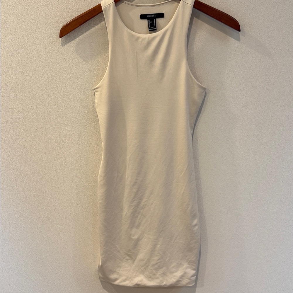 H&M Ivory Sleeveless Dress